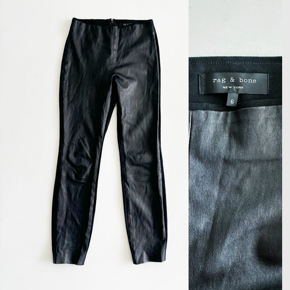 rag & bone Black Leggings